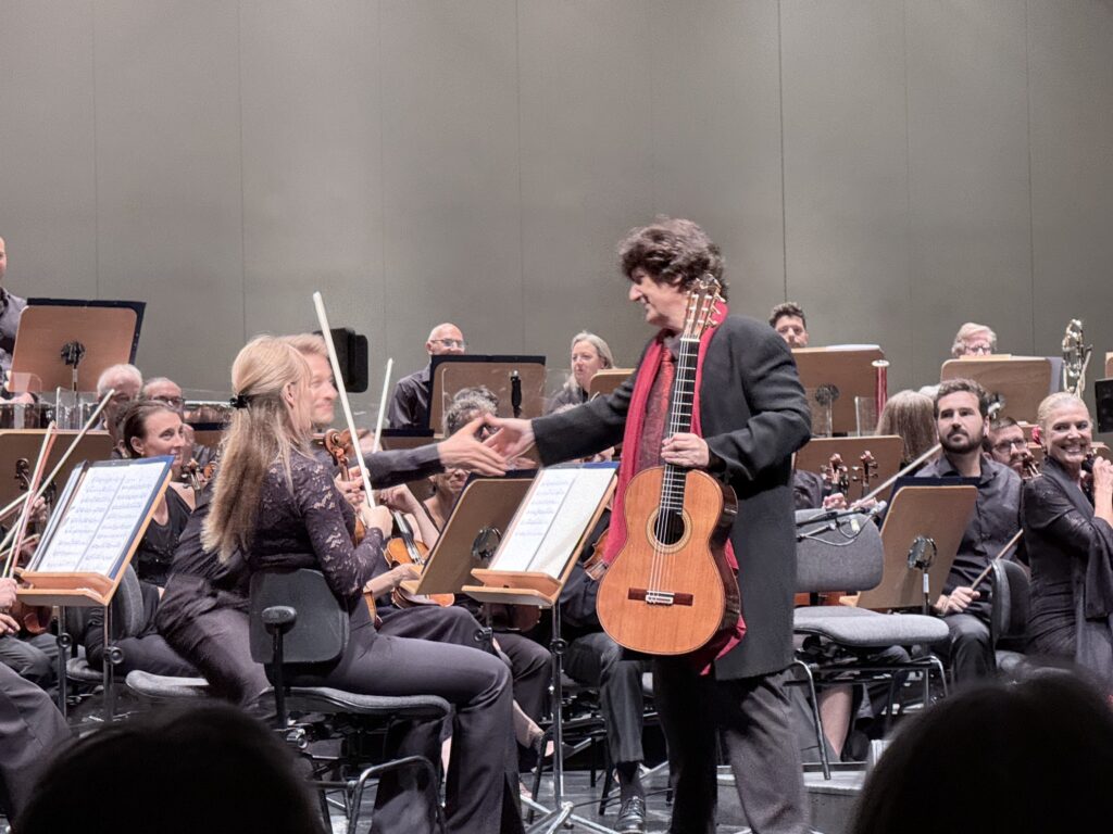Cañizares en el Teatro de la Maestranza con la Orquesta sinfónica de Sevilla. Foto Cristina Gala